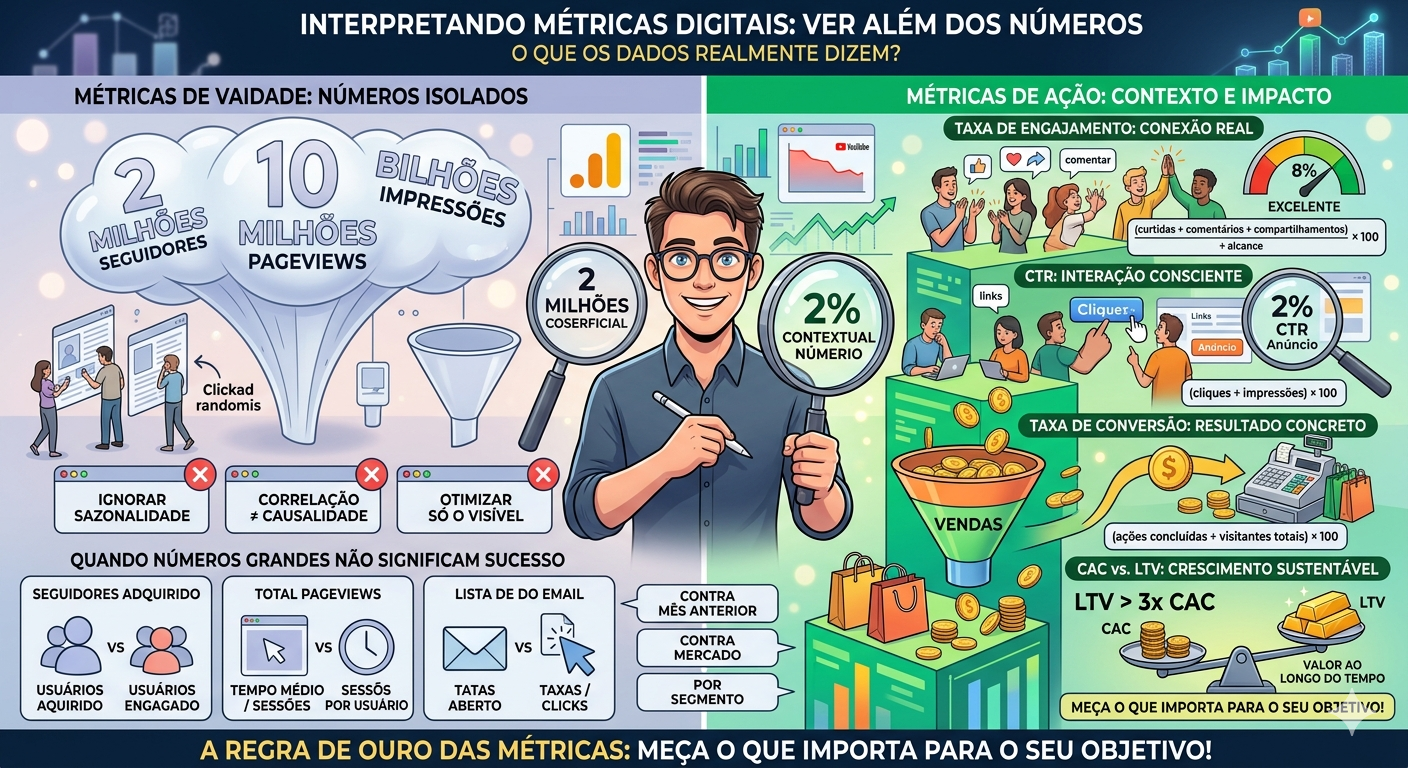 O que são métricas digitais e como interpretá-las